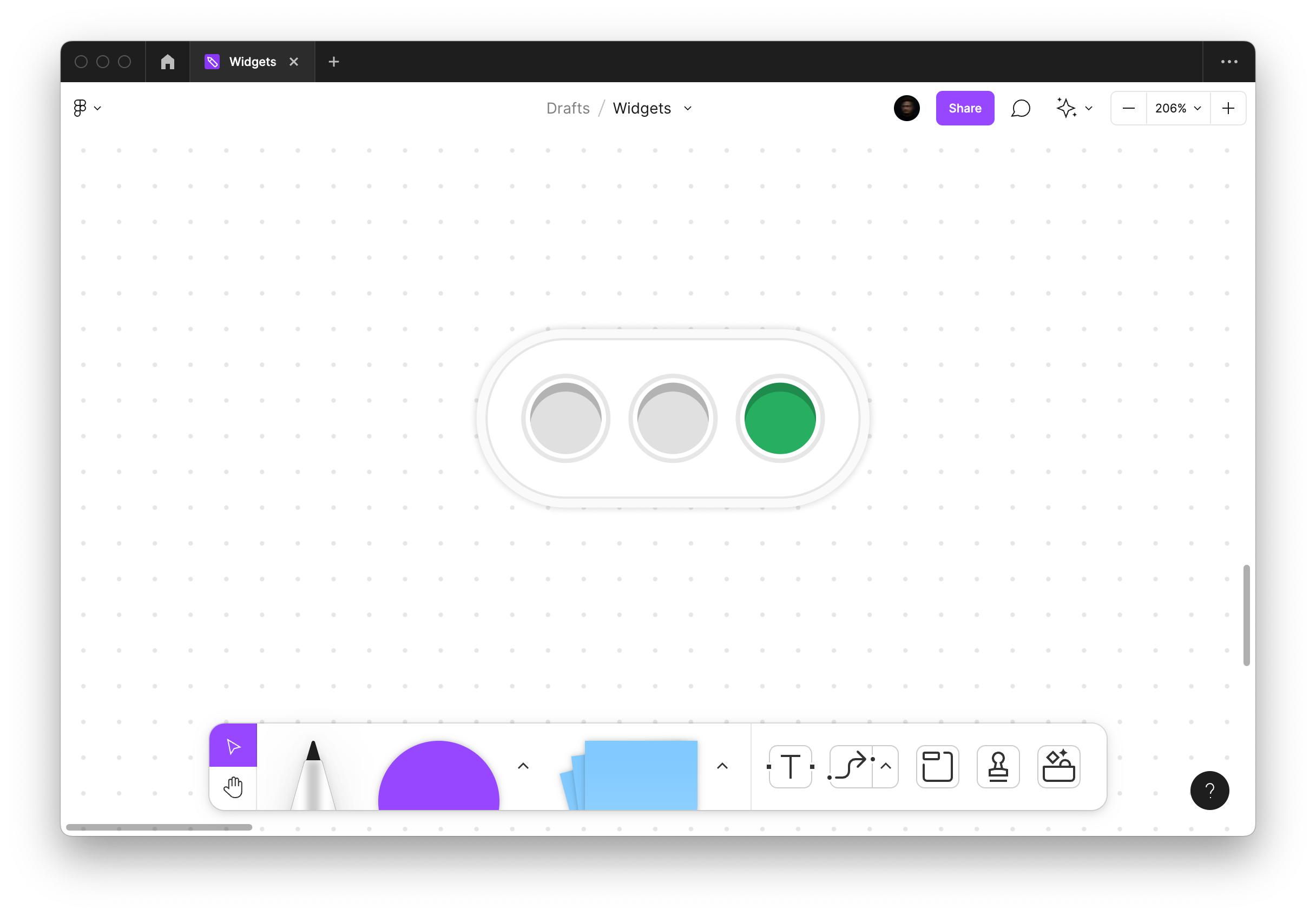 Figjam widget - RAG status
