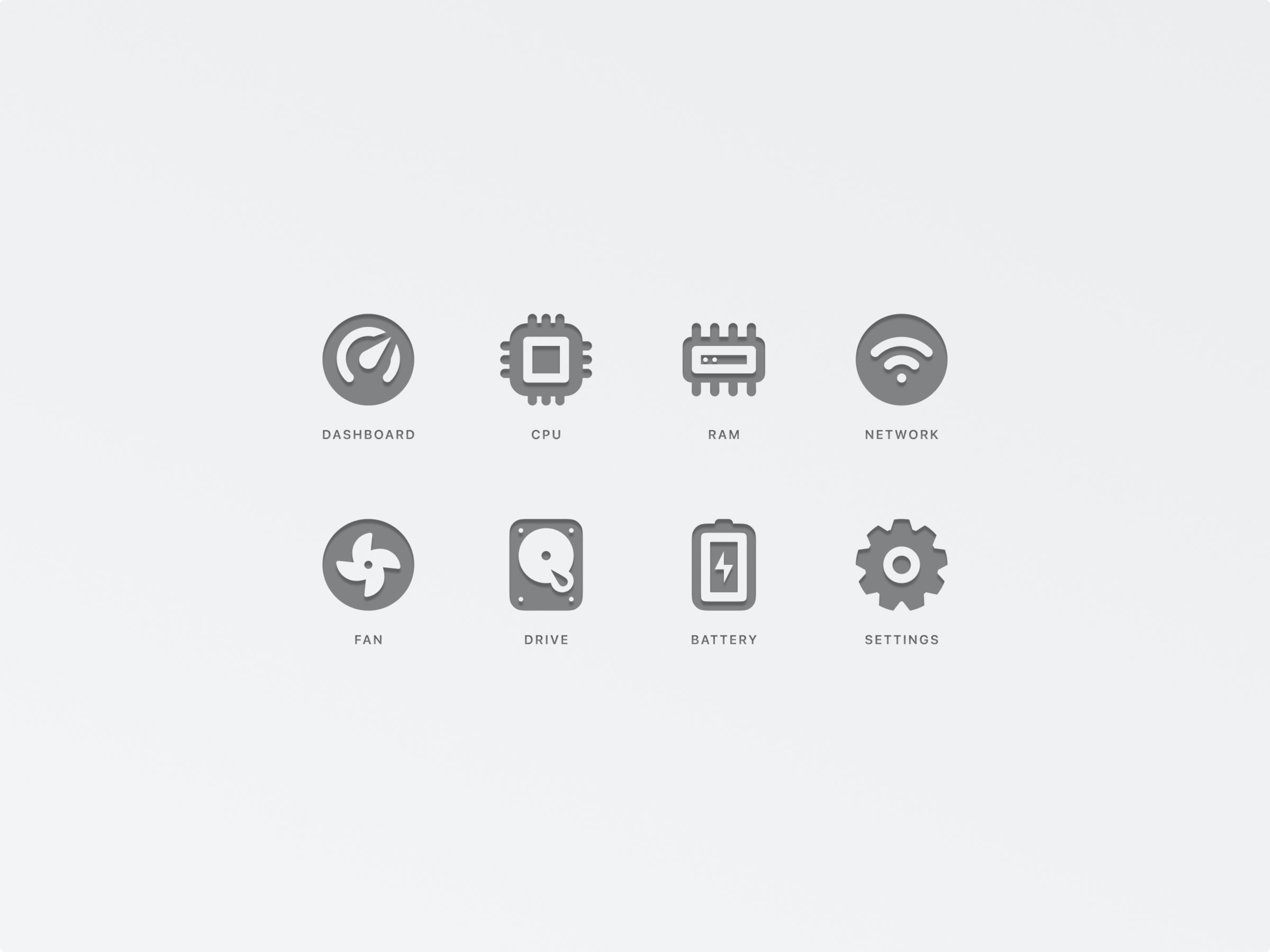 New bespoke side bar icons