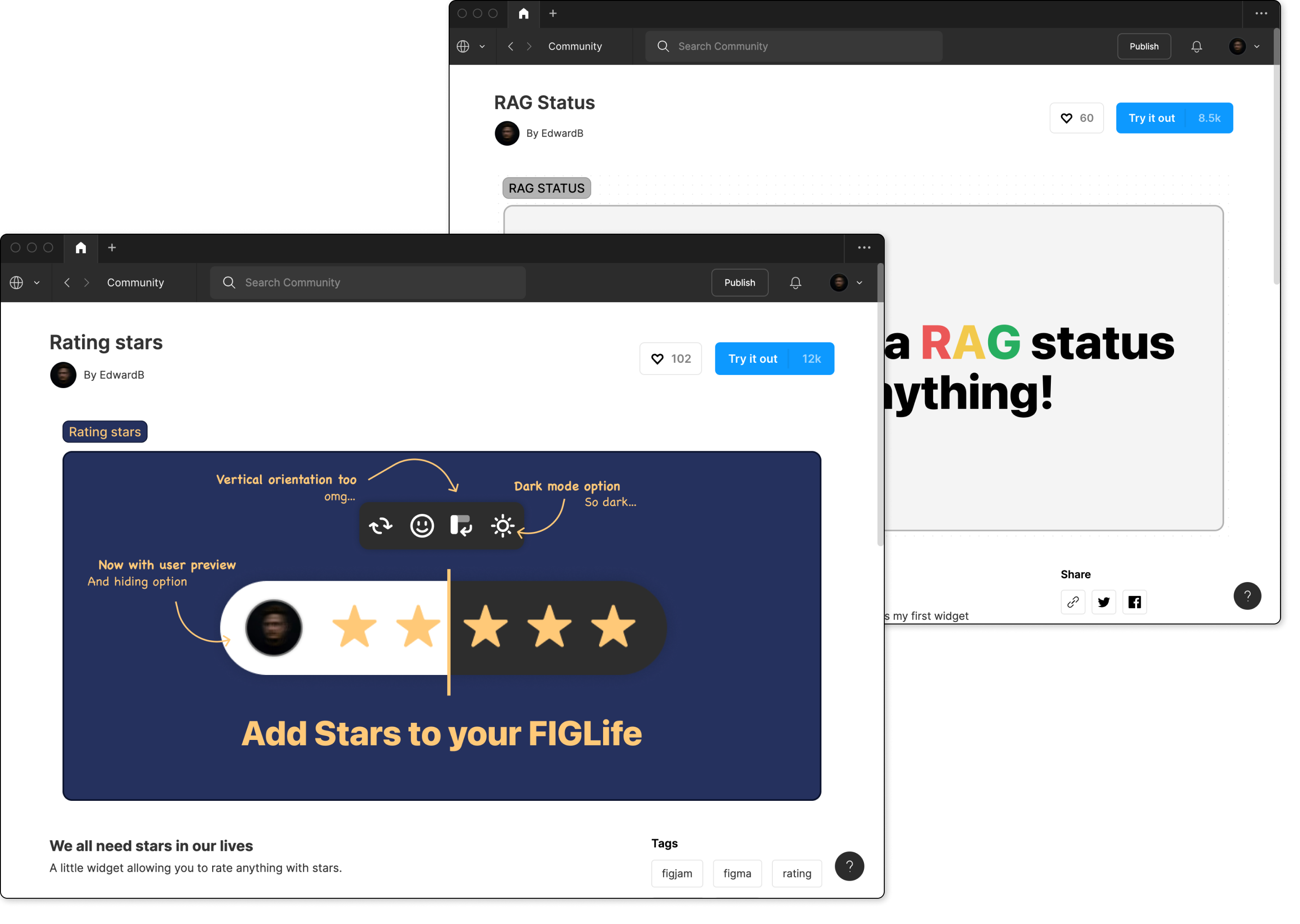Figma Widget - RAG Status